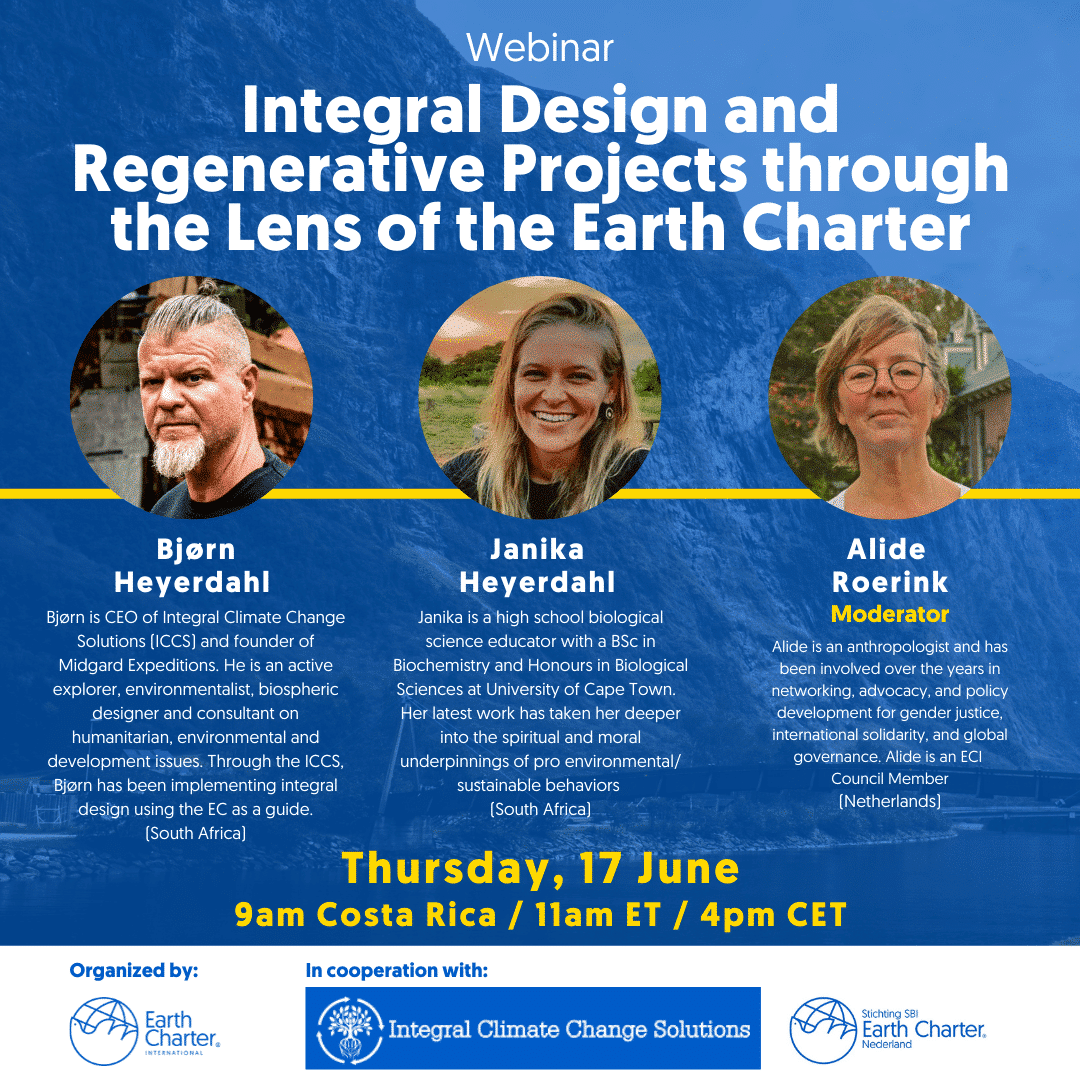 Webinar: East and West Dialogue on Ecological Civilization - Earth Charter