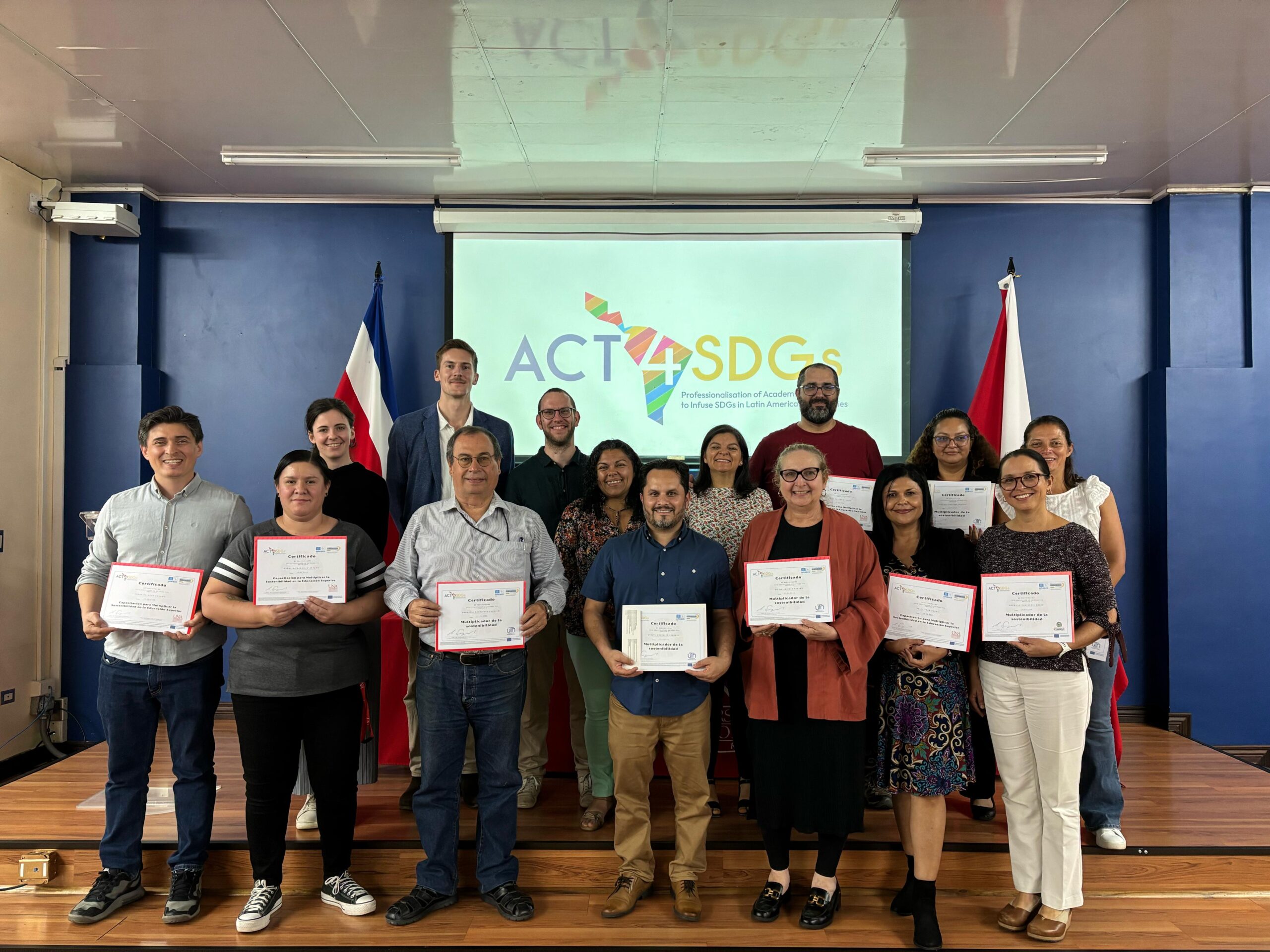 ACT4SDGs training process started in Costa Rica!
