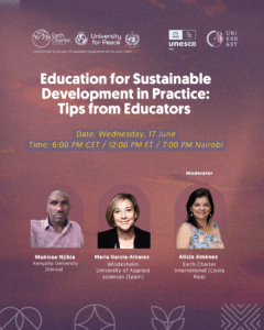Webinar: Education for Sustainable Development in Practice: Tips from Educators 